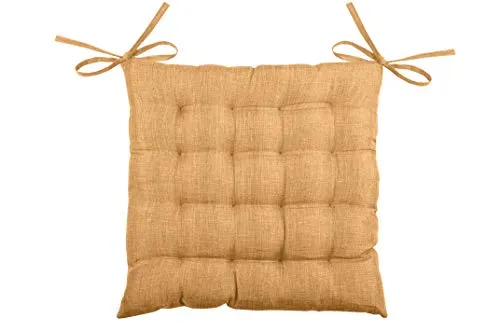 STOF Bea galette de chaise 40x40 cm camel polyester