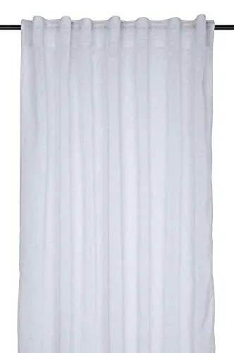 Stof Madrid voile glacier 140x260 cm effet lin