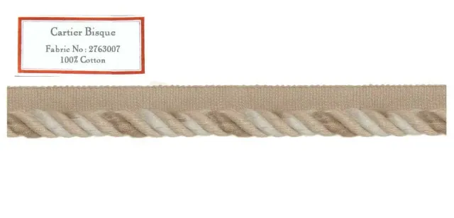 French General Cartier Bisque galon déco au mètre beige