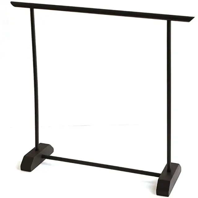 Yoko Saito mini cintre bois noir grand 40 cm tapisserie