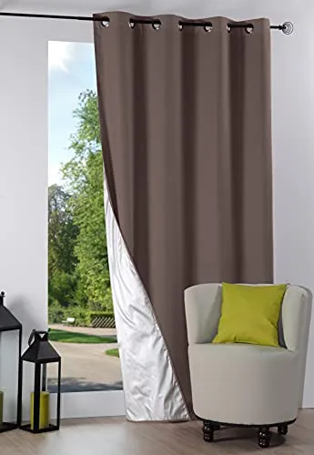 STOF Nelson rideau occultant 240x135 cm marron isolant