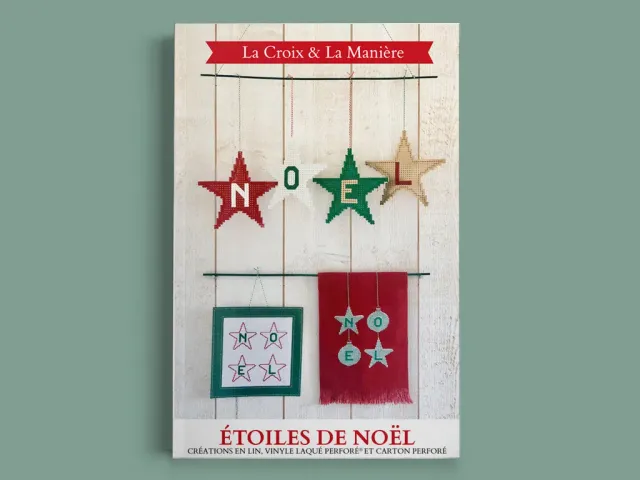 La Croix et La Manière Étoiles de Noël livret point de croix