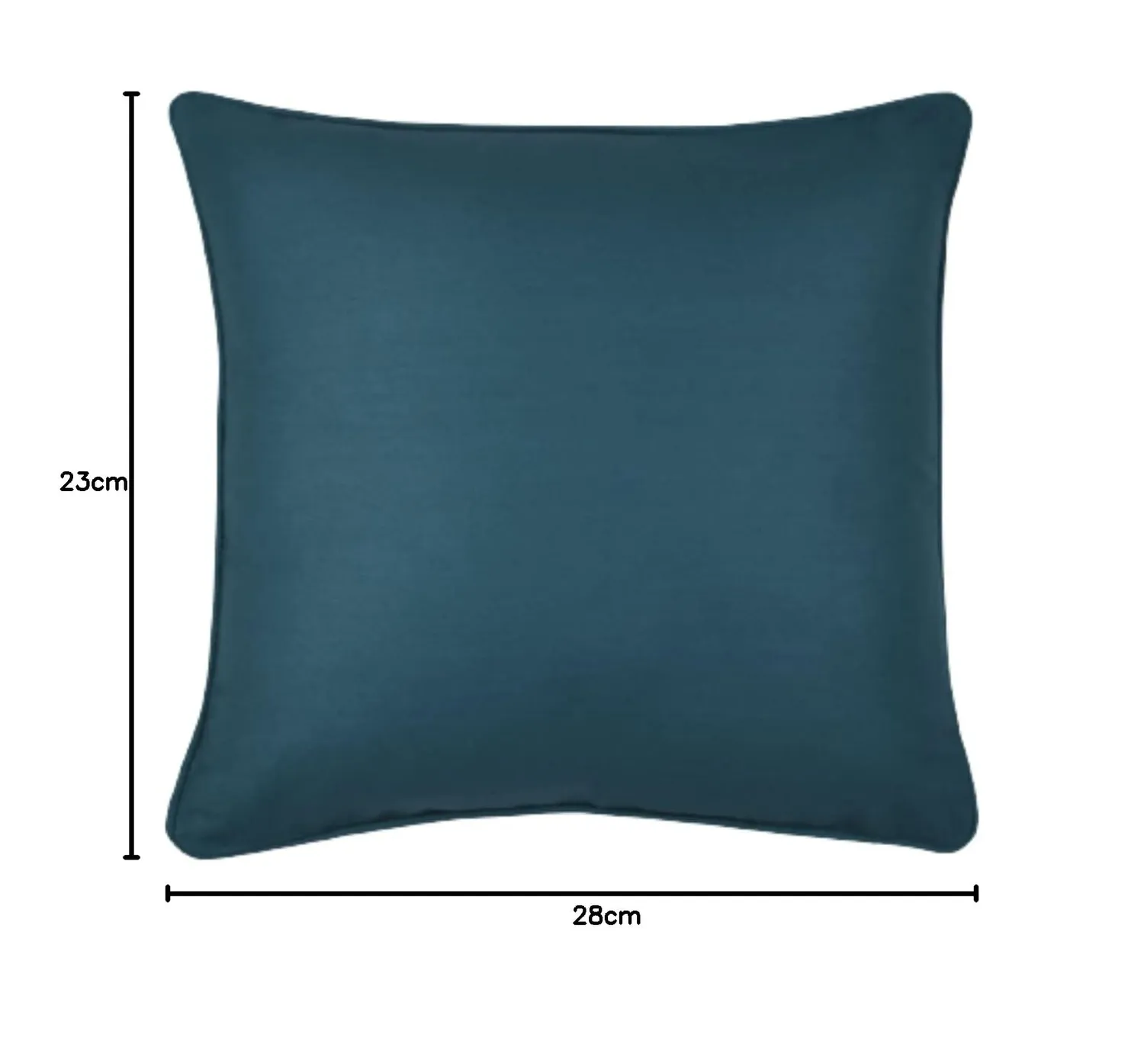STOF Oxford coussin 45x45 cm émeraude satin de coton