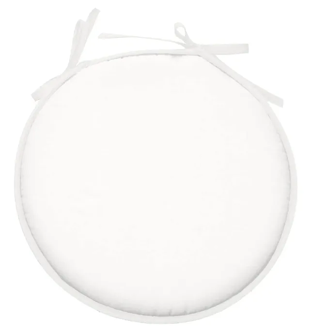 Stof Nelson Ø40 galette de chaise blanc polyester