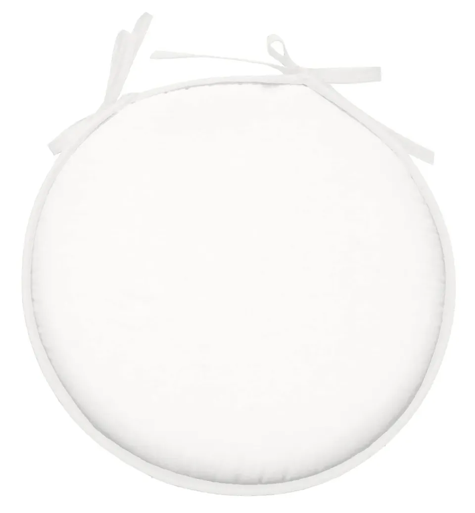 Stof Nelson Ø40 galette de chaise blanc polyester