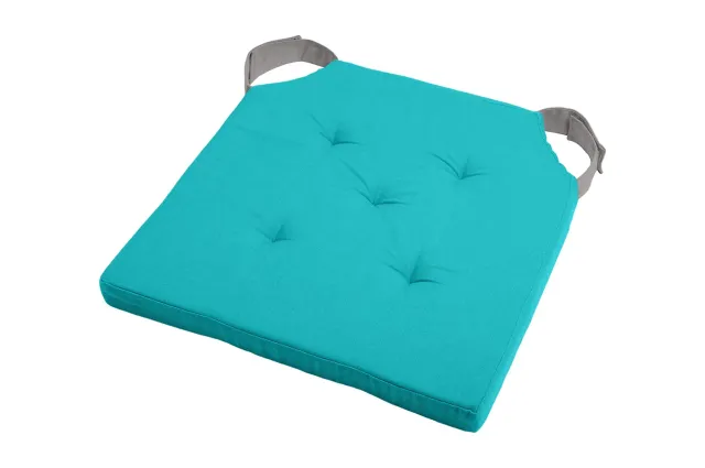Stof Duo galette chaise 38x38 coton celadon