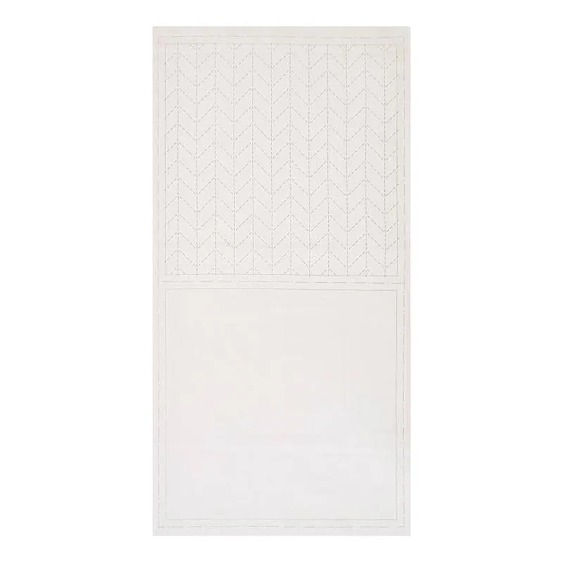 Yoko Saito Hidamari Sugiaya tissu sashiko lin marine 32 cm