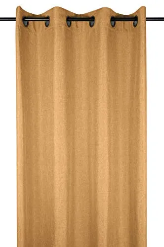 STOF Bea rideau 140x260 cm camel 1 panneau polyester