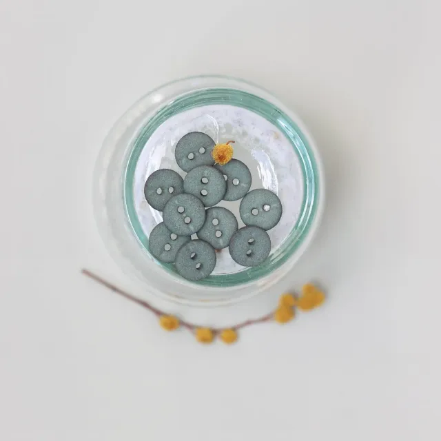 La Maison Naïve Bouton Deux Trous 10 mm Laurier à l'unité