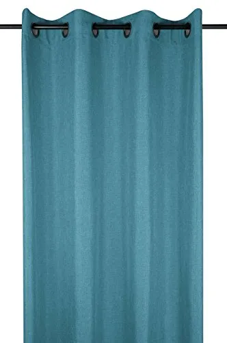 Stof Bea 260x140 rideau œillets turquoise polyester
