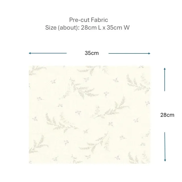 Yoko Saito 2026-05-A09 coupon tissu coton 28x35 cm épi