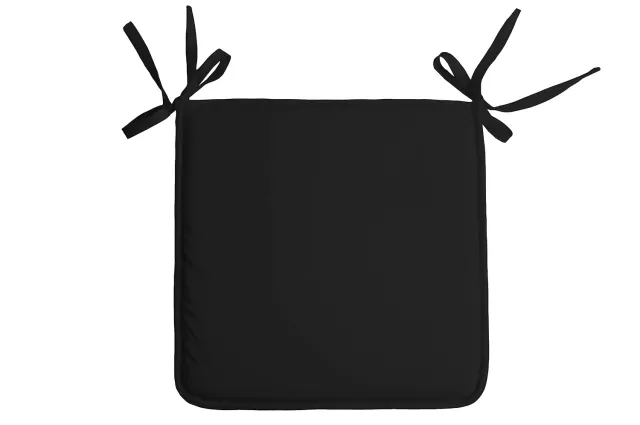 STOF Nelson galette de chaise 38x38 cm noir polyester