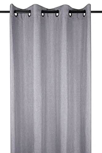 Stof Bea Rideau à Œillets Gris 140x260 cm Polyester