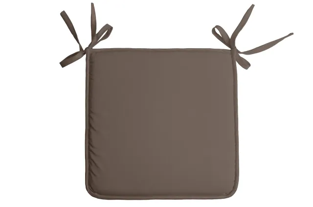 STOF Nelson galette de chaise 38x38 cm taupe polyester