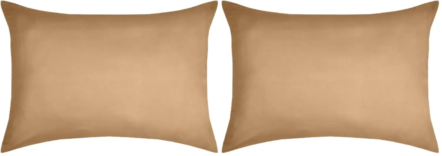 STOF Eden taie d'oreiller coton curry 50x70 cm
