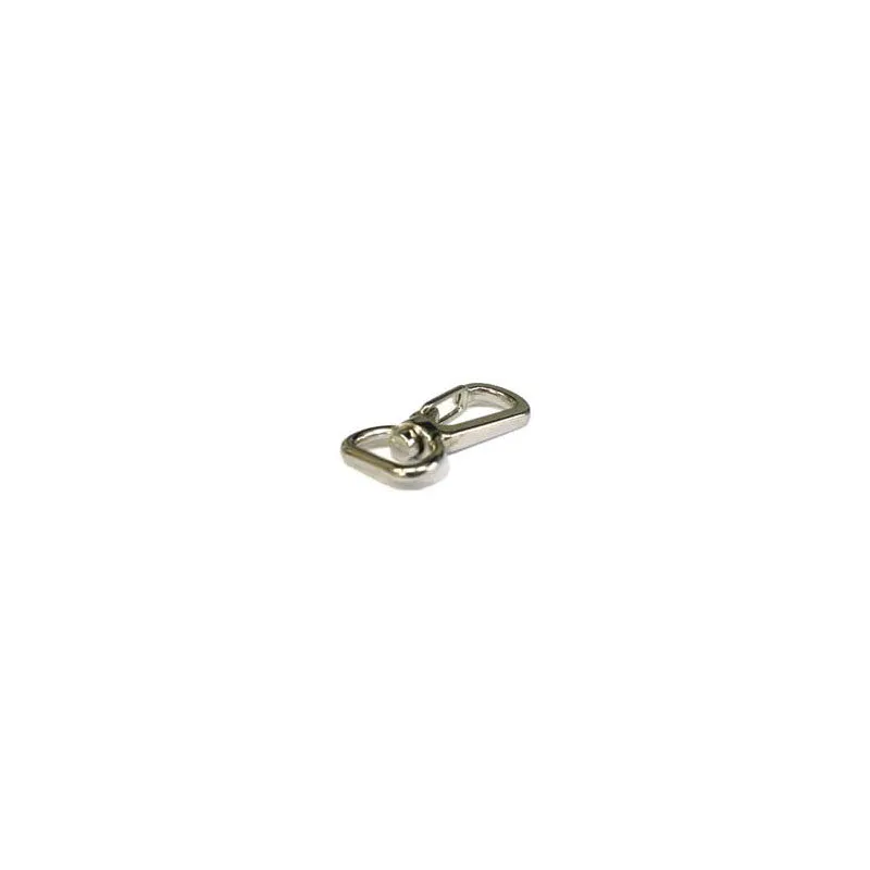 Yoko Saito mousqueton pivotant argenté boucle sac 1,2 cm