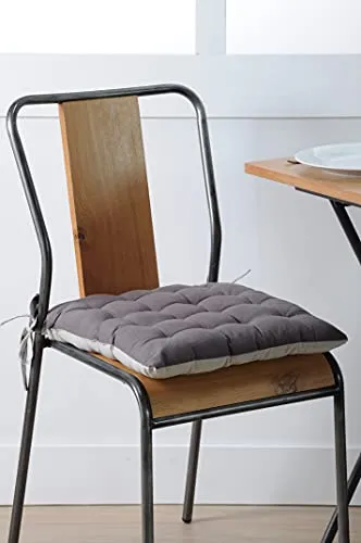 Stof Lovely Casa Charme galette 40x40 cm gris coton