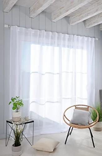 STOF Madrid voile 290x280 cm blanc polyester