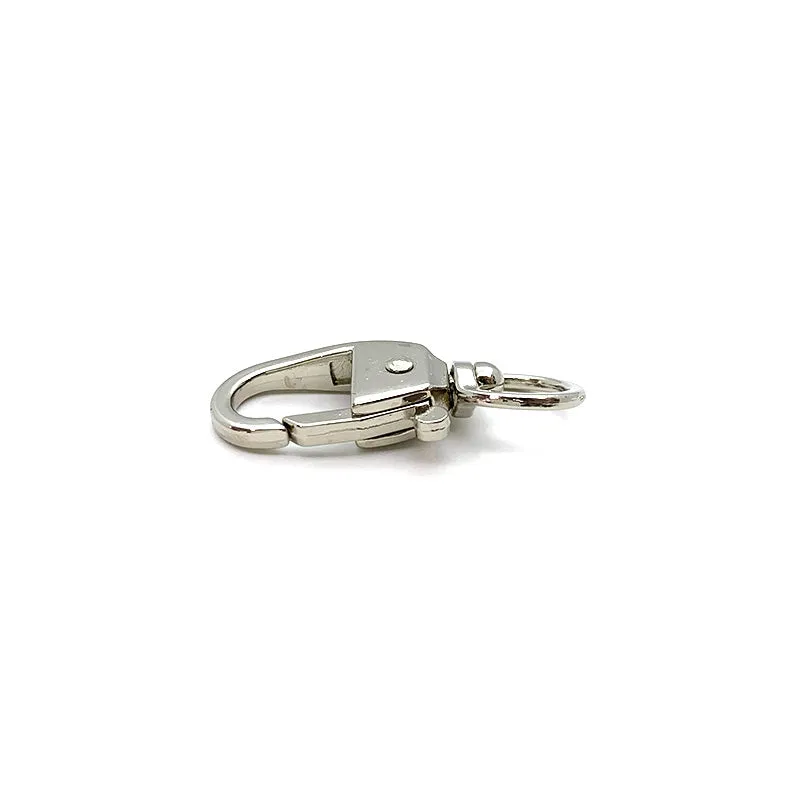 Yoko Saito set mousqueton attache D 5 mm 10 mm argent