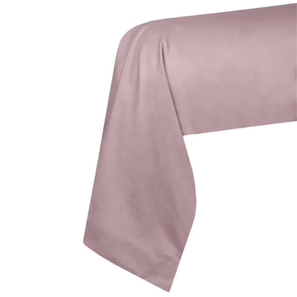Stof Eden taie de traversin 45x185 cm vieux rose coton