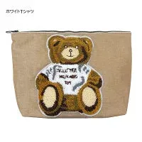 Yoko Saito Bear Big Pouch kit pochette ours 20x30cm