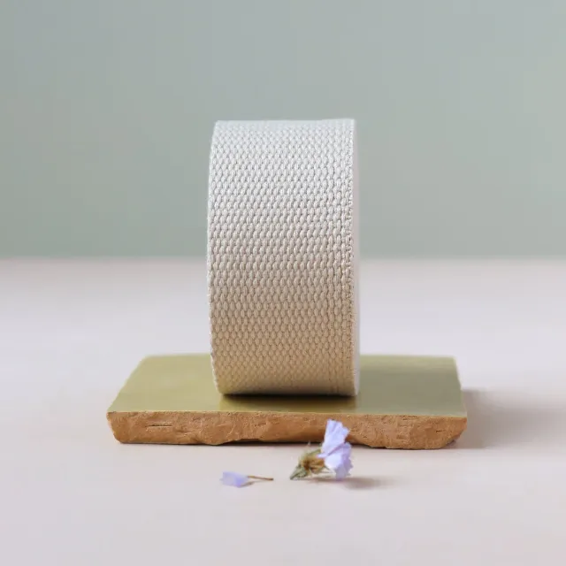 La Maison Naïve sangle au mètre naturel 40 mm coton
