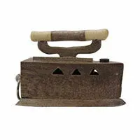 Yoko Saito CC2044 breloque tirette fer marron 3,2cm