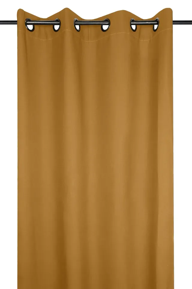 Stof Nelson rideau curry 135x240 cm uni