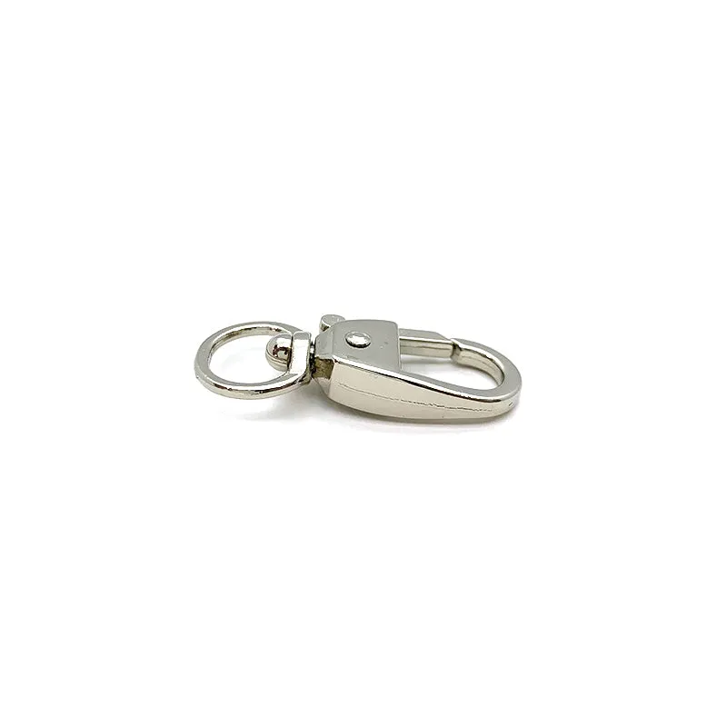 Yoko Saito set mousqueton attache D 5 mm 10 mm argent