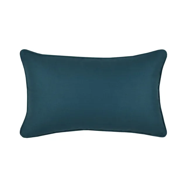 STOF Oxford coussin 30x50x15 cm émeraude satin coton