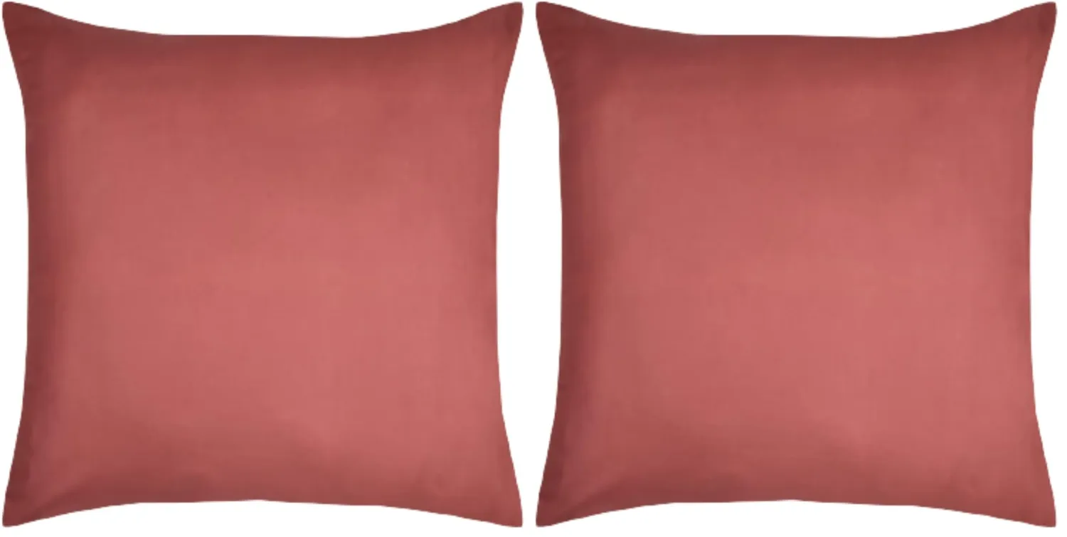 Stof Eden taie d’oreiller 63x63 cm grenache coton