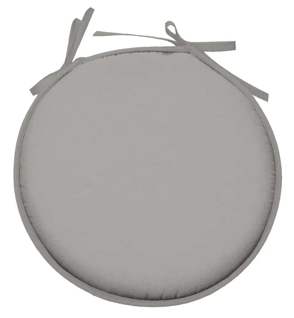 Stof Nelson galette de chaise ronde 40 cm polyester mastic