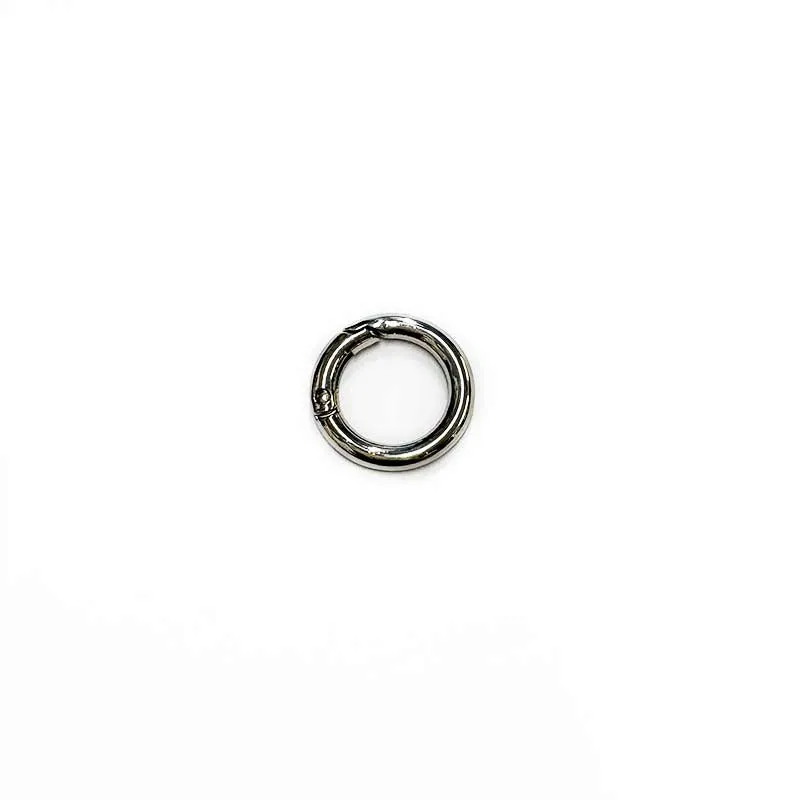 Yoko Saito LGK1-S mousqueton rond argenté 25 mm