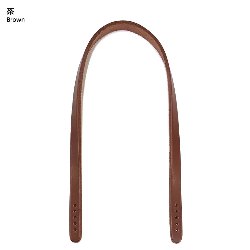 Yoko Saito JTM-K14 anse sac cuir 40 cm marron foncé paire