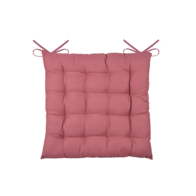 Stof Oxford galette chaise grenache 38x38 cm coton