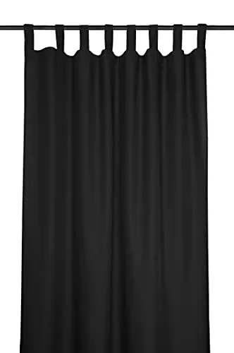 Stof Nelson rideau 135x260 cm noir 100% polyester