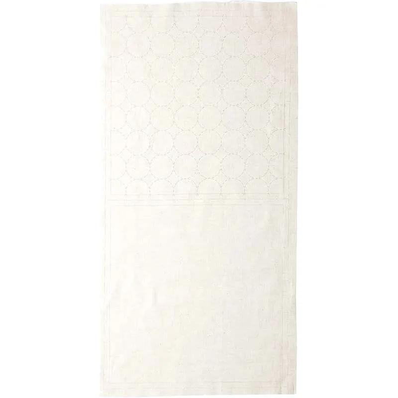 Yoko Saito Hidamari Marutsunagi tissu sashiko marine 32 cm