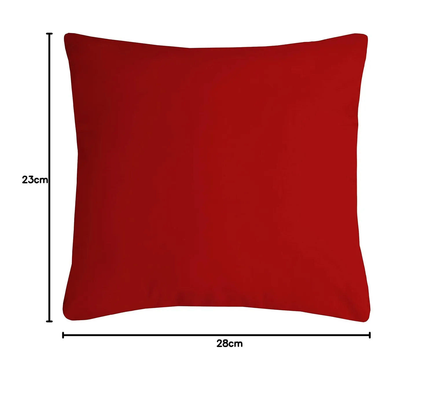 STOF Nelson coussin 60x60 cm rouge 100% polyester