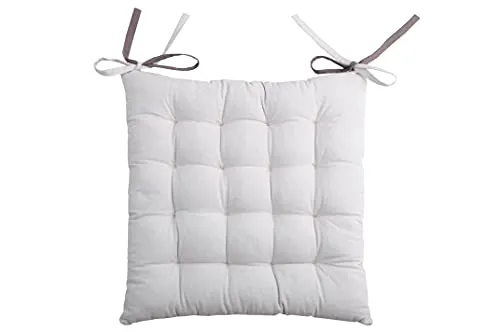 Stof Lovely Casa Charme galette 40x40 cm gris coton