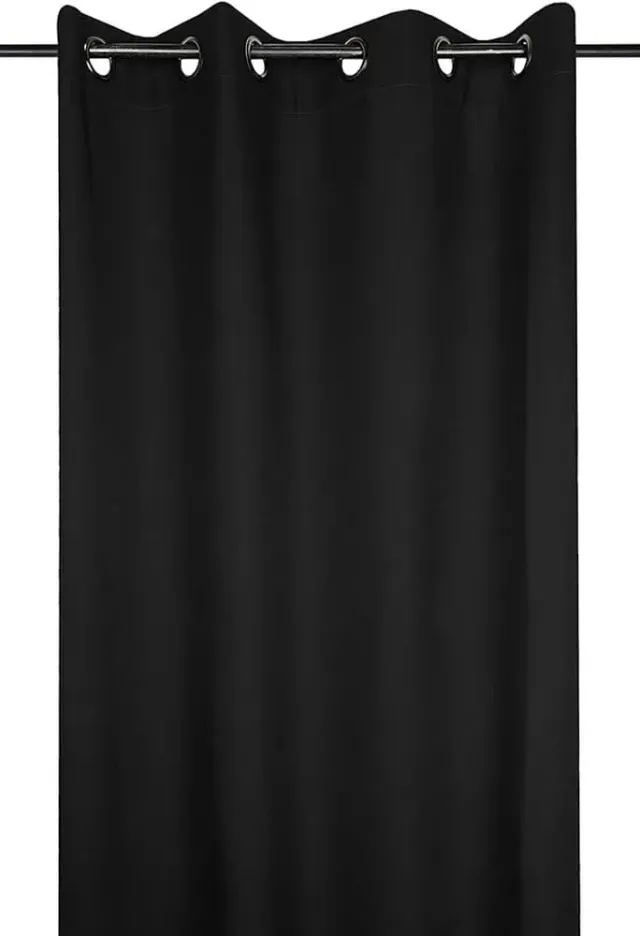 Stof Nelson rideau 135x180 cm noir polyester occultant
