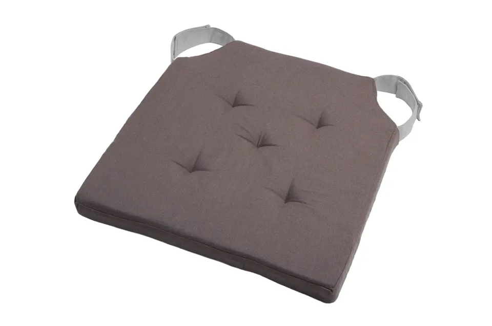STOF Duo galette de chaise 38x38 gris coton