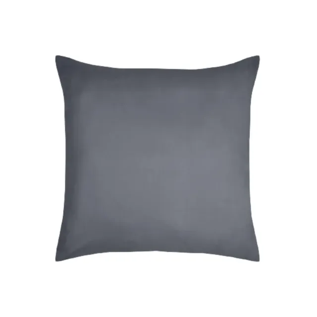 Stof Eden taie d’oreiller 63x63 cm ardoise coton