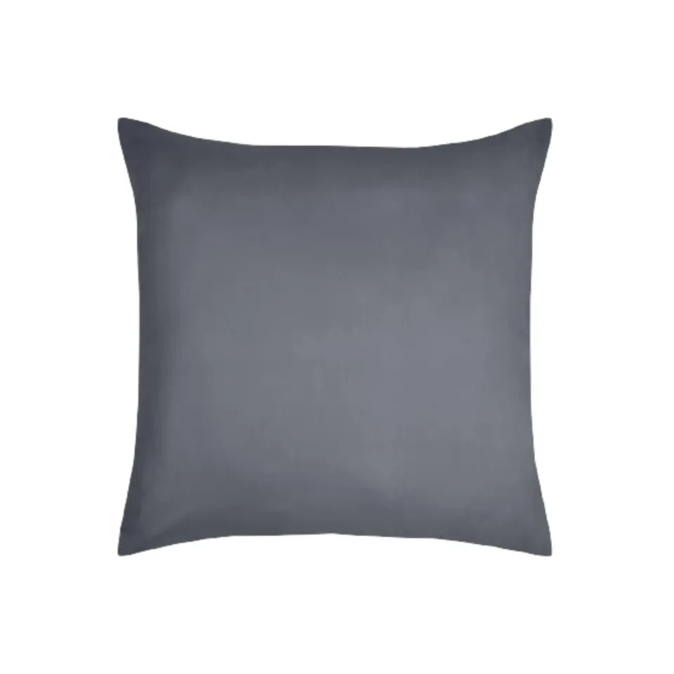 Stof Eden taie d’oreiller 63x63 cm ardoise coton