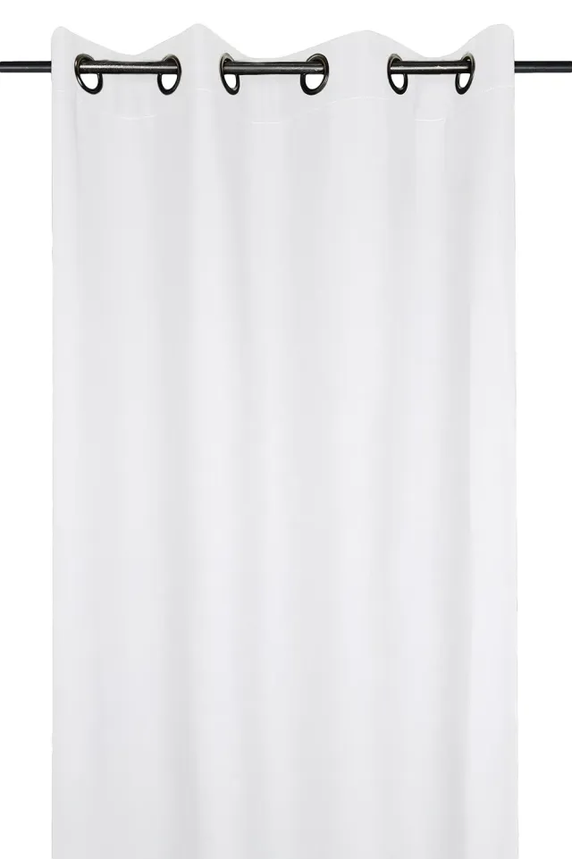 STOF Nelson rideau œillets blanc 240x135 cm polyester