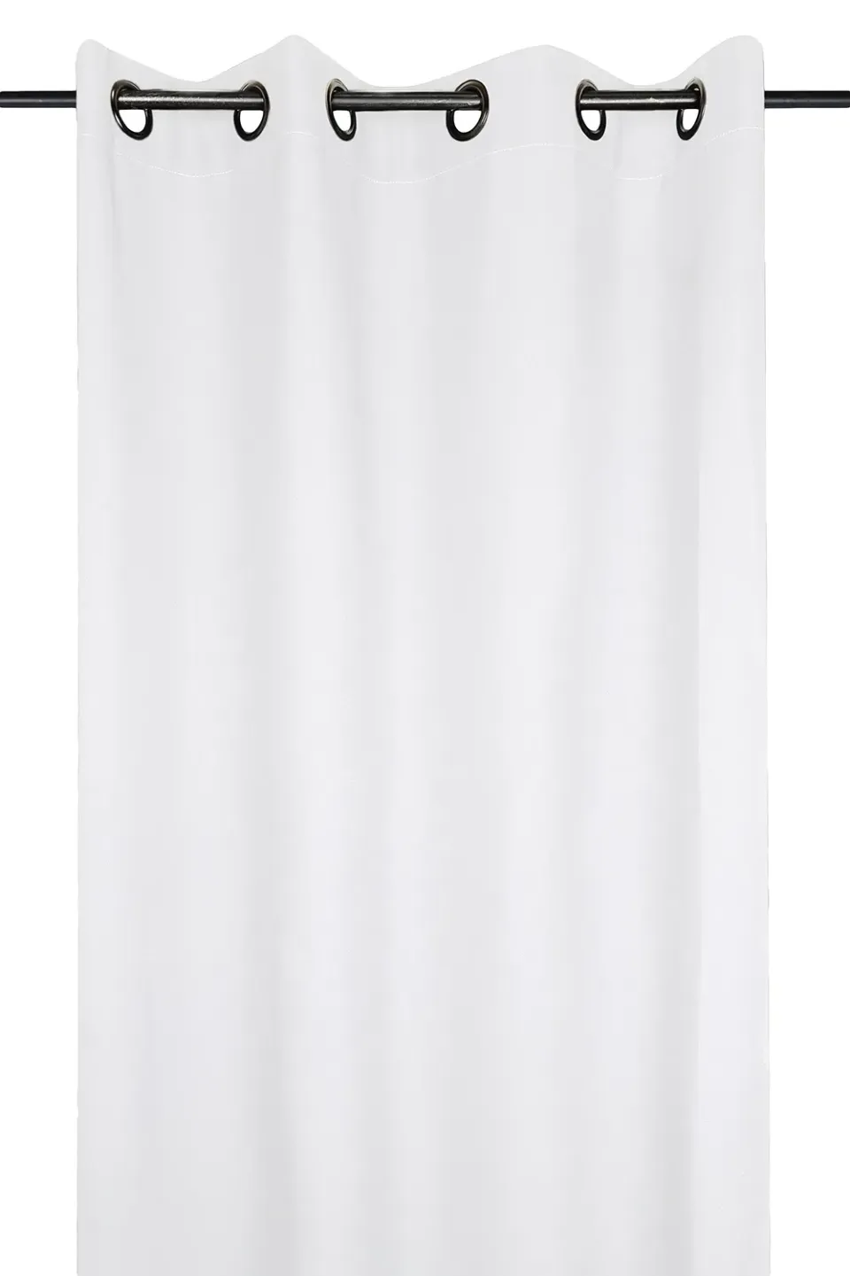 STOF Nelson rideau œillets blanc 240x135 cm polyester