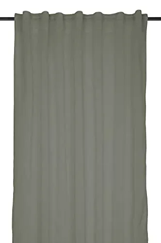 STOF Madrid voile 140x260 cm kaki polyester effet lin