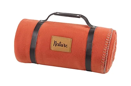 Stof Dawson plaid polaire 130x150 cm terracotta