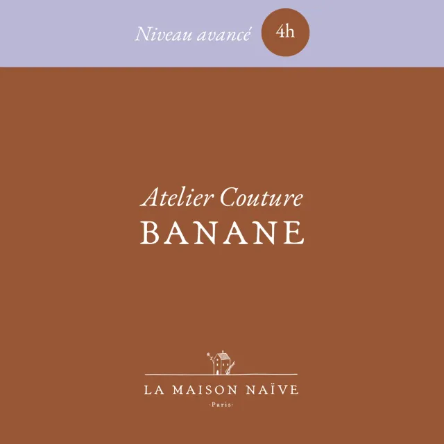 La Maison Naïve atelier couture avancé sac banane Lio 4h