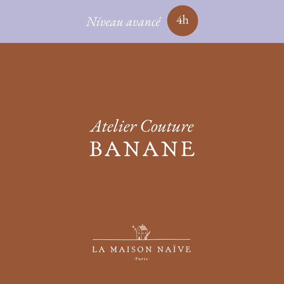 La Maison Naïve atelier couture avancé sac banane Lio 4h