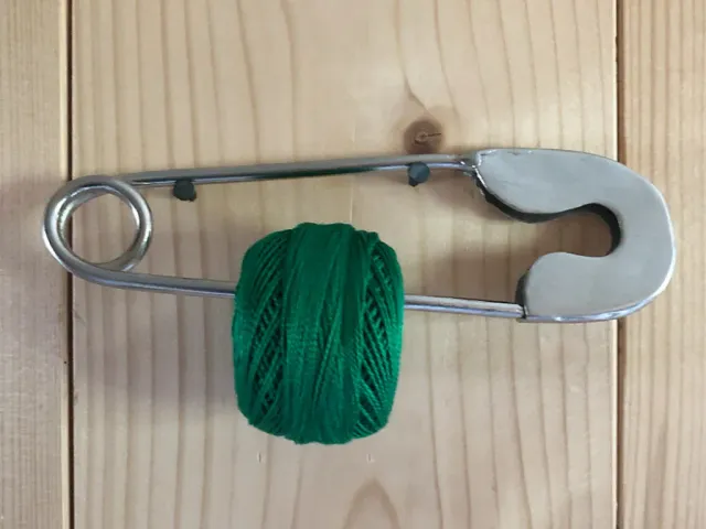 La Croix et La Manière coton perlé n°8 vert émeraude 80 m